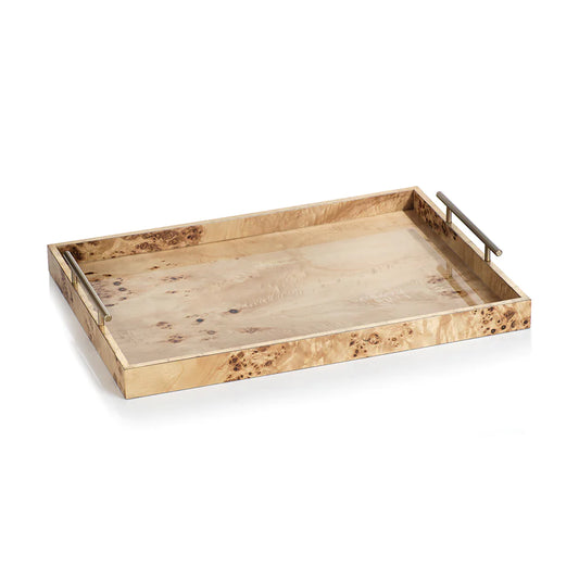 Burl wood tray image 0