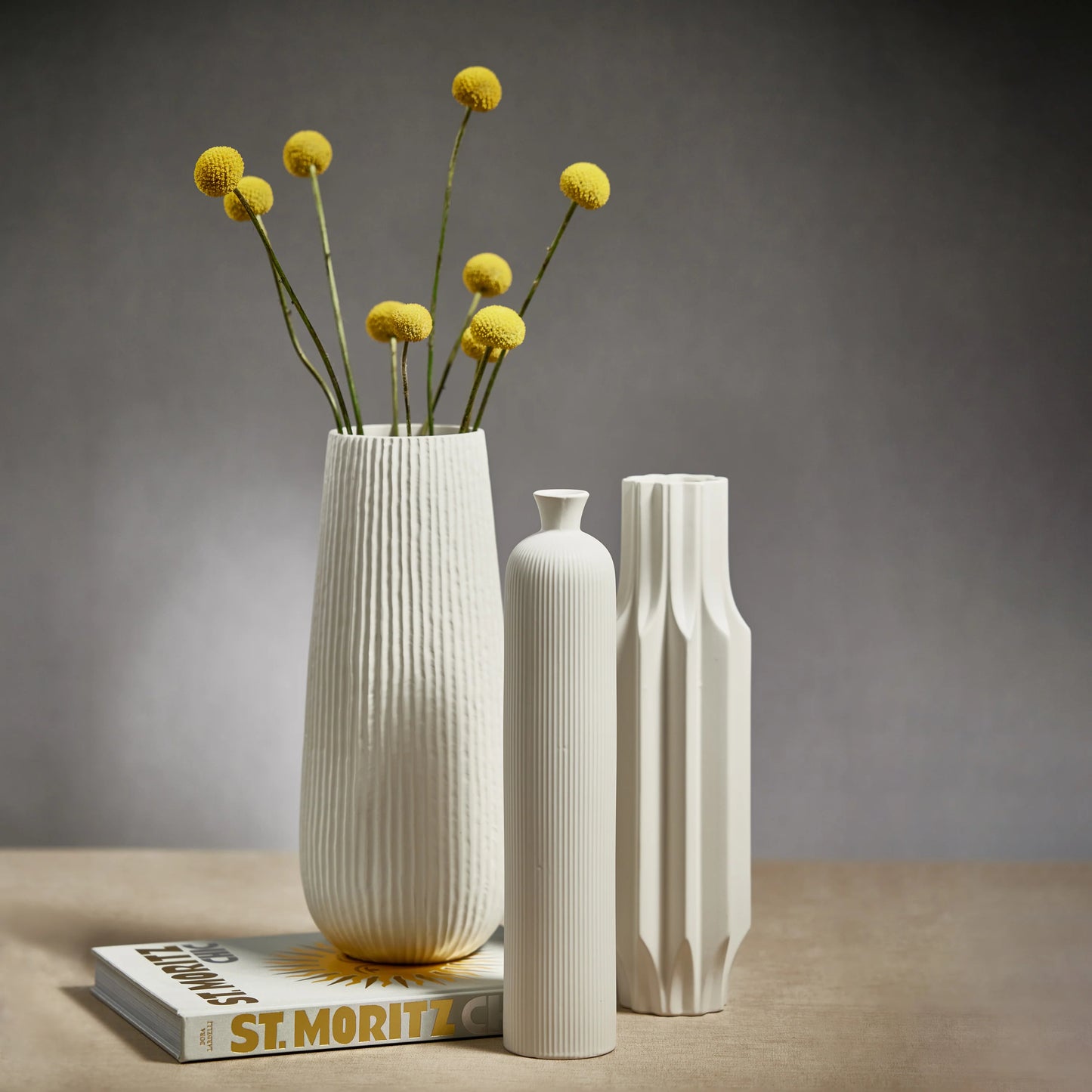 IZU TALL CERAMIC VASE