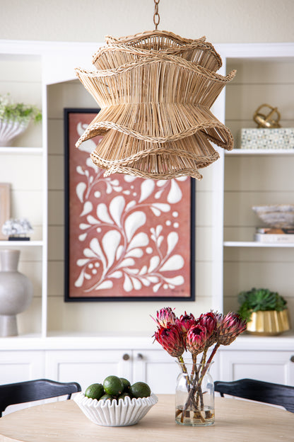 SCALLOPED MARBLE BOWL