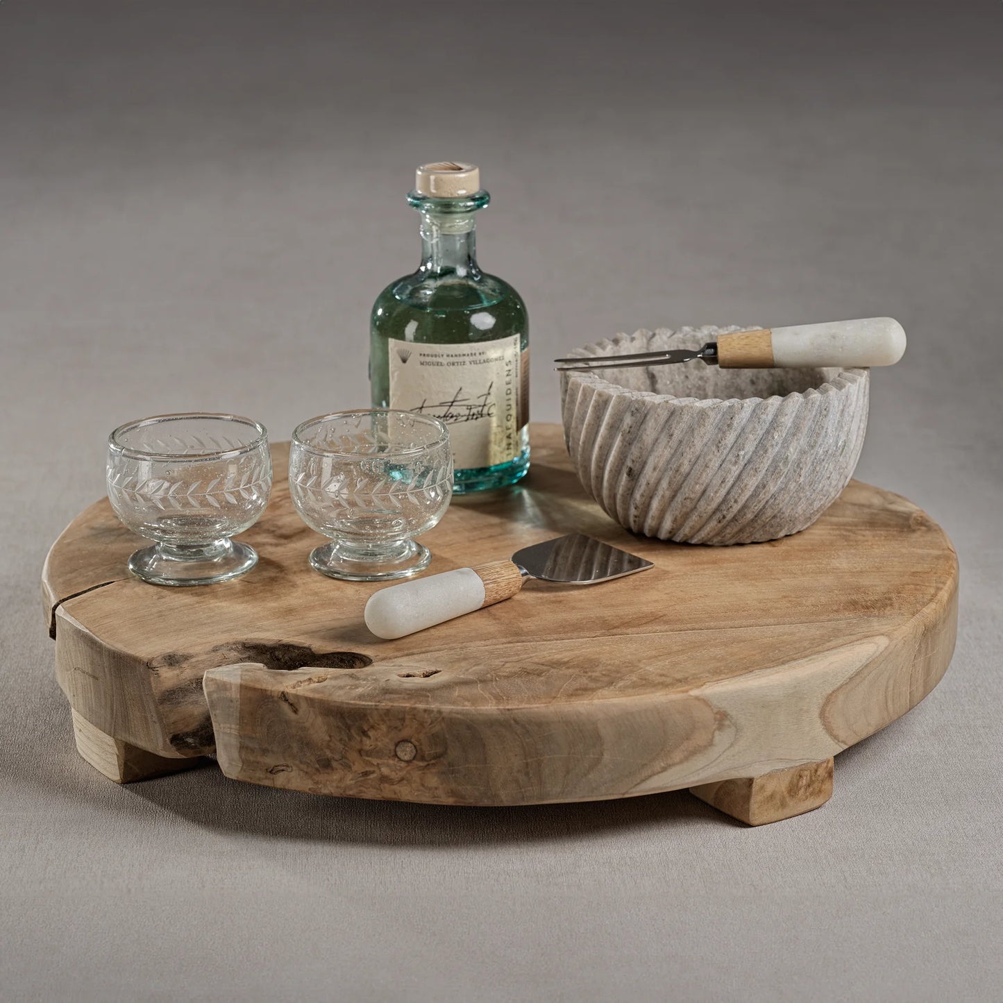 PUNTA MITA TEAK CHARCUTERIE BOARD